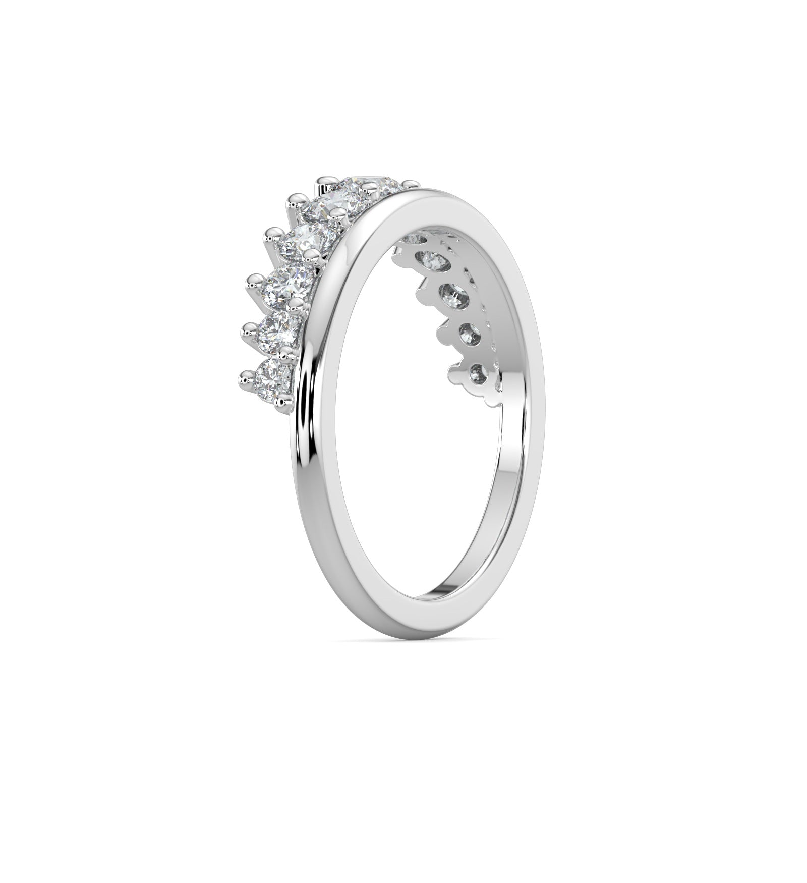 Tiara Diamond Wedding Ring