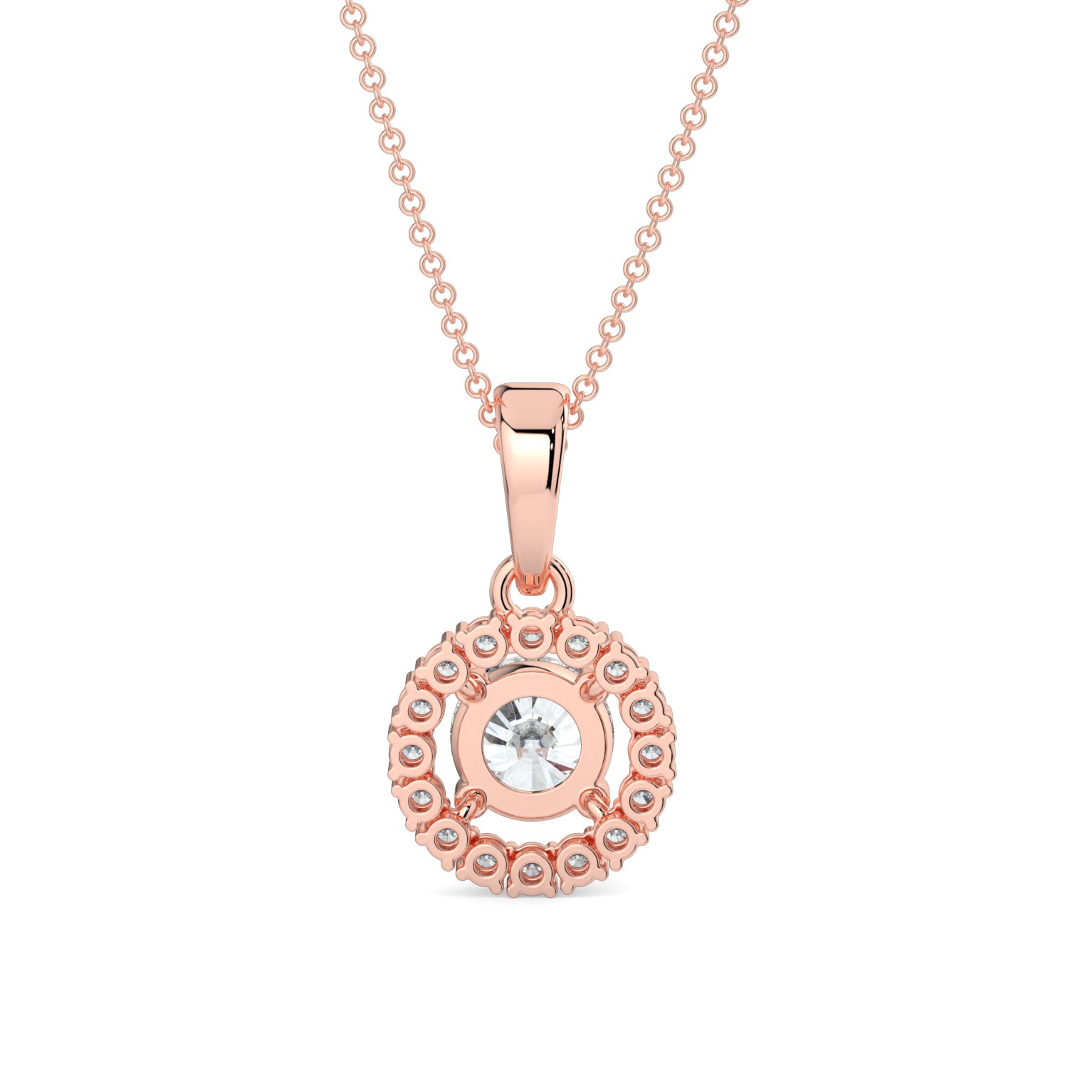 halo pendant diamond