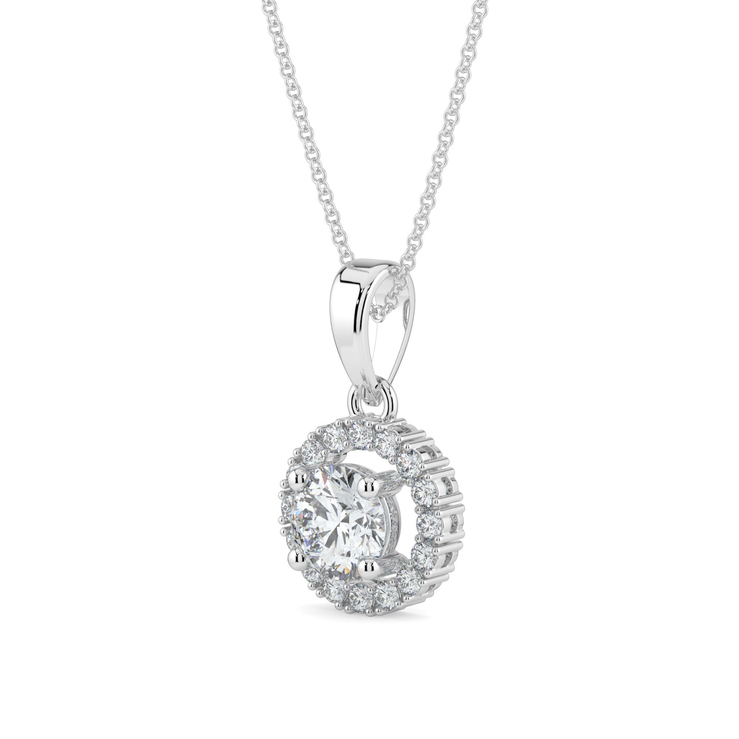 halo necklace