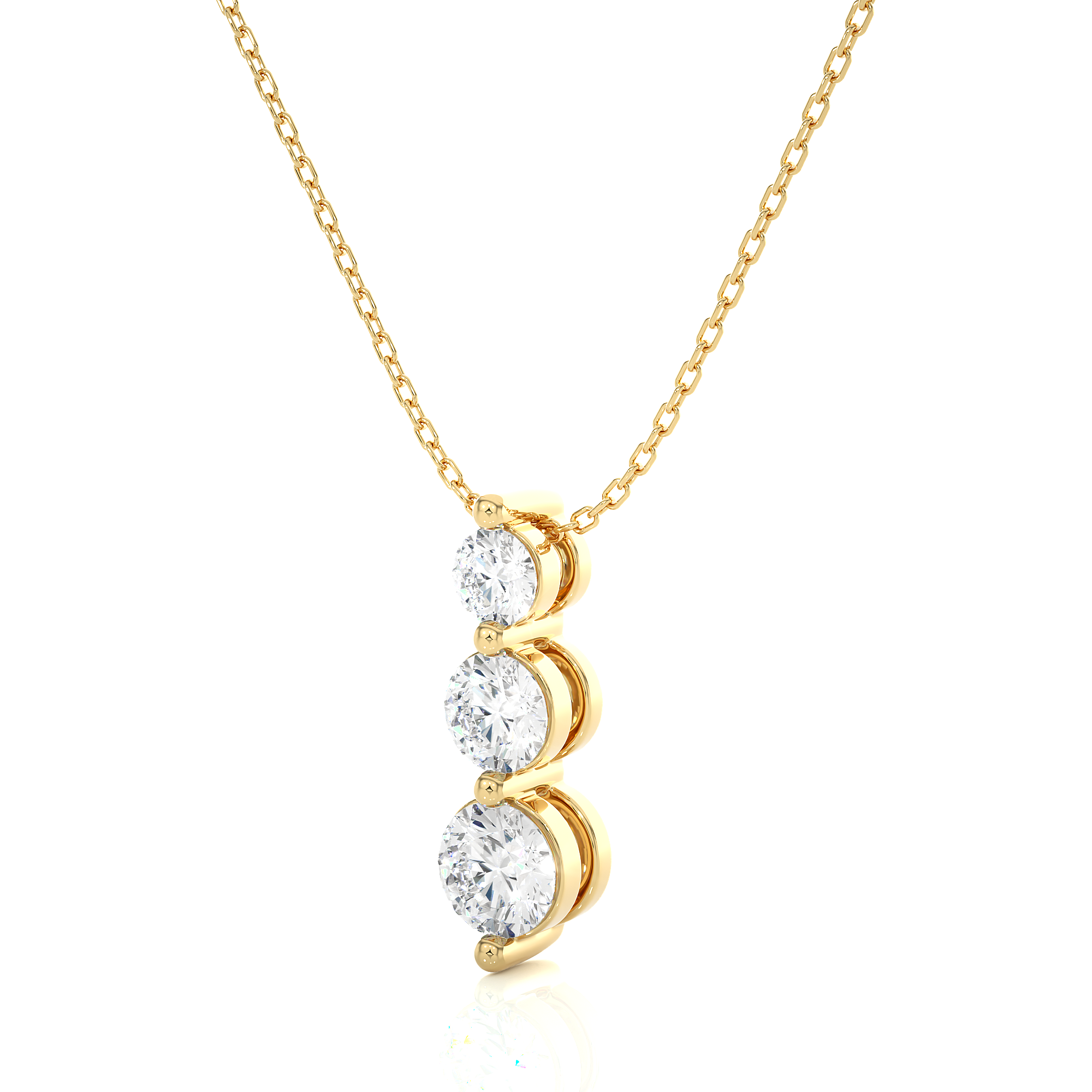 lab diamond necklace