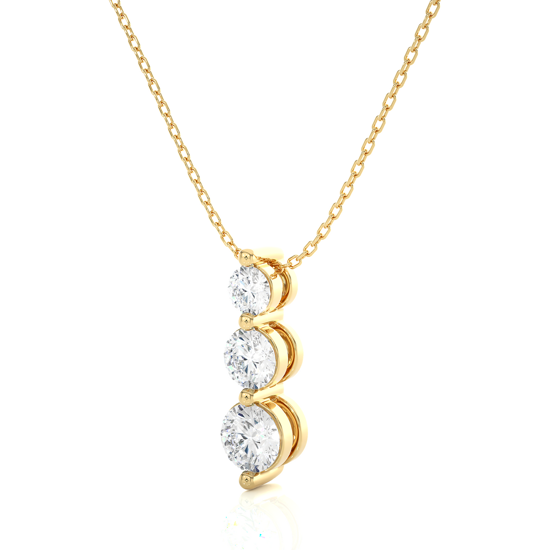 lab diamond necklace