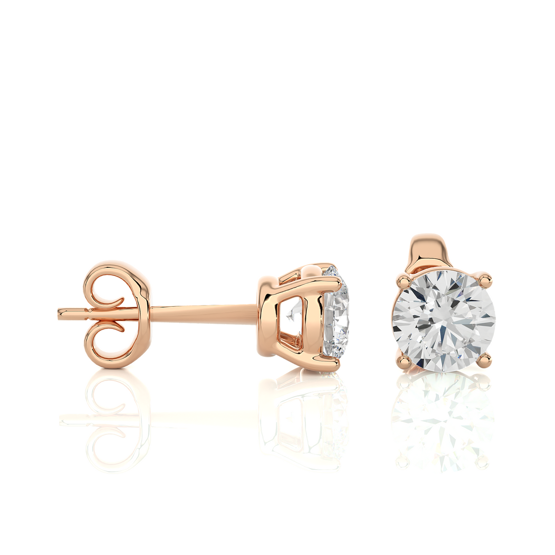 diamond stud earrings