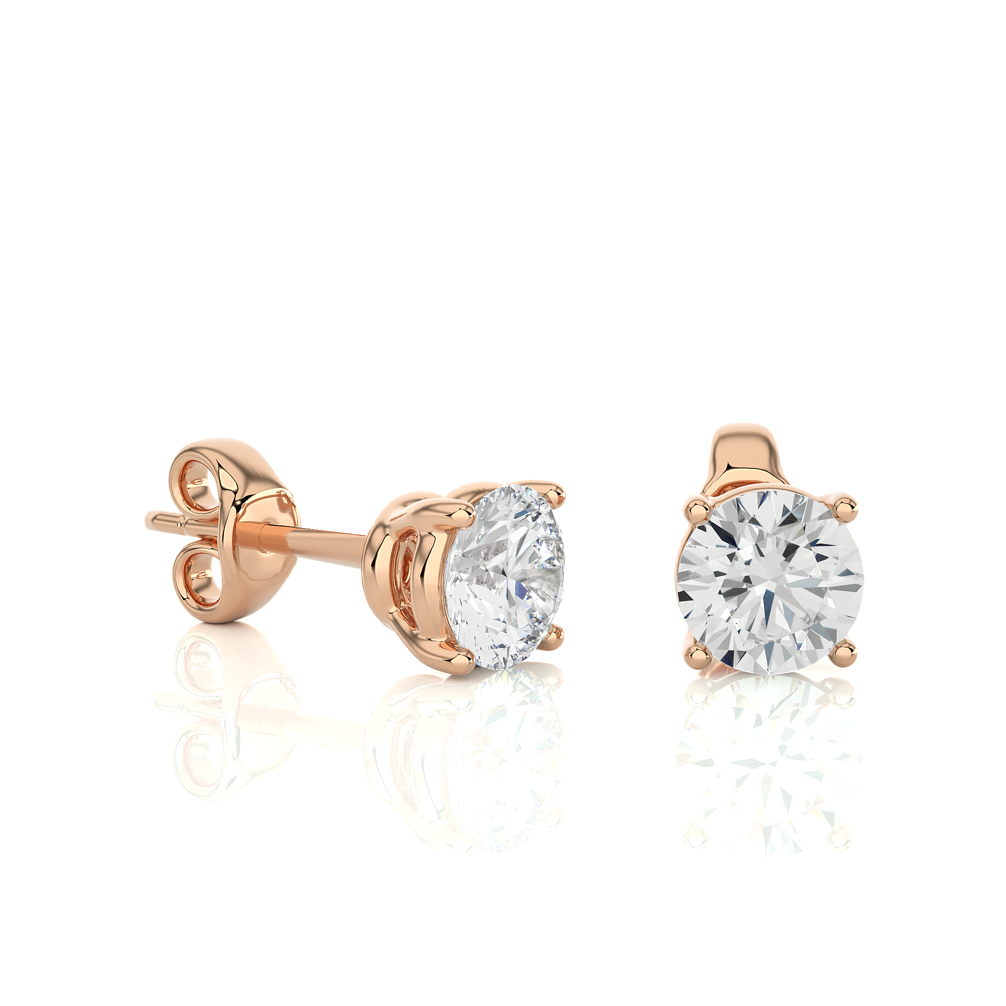 lab grown diamond studs