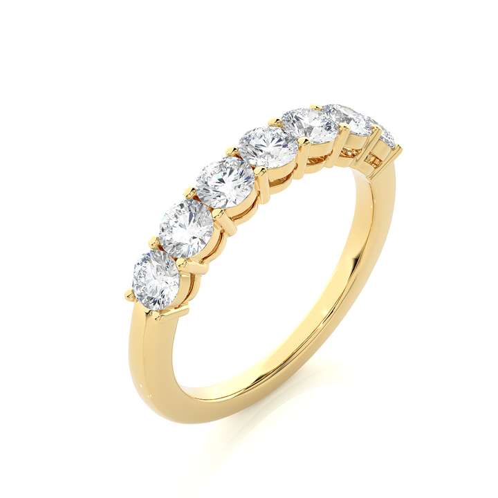 Half Eternity Wedding Band