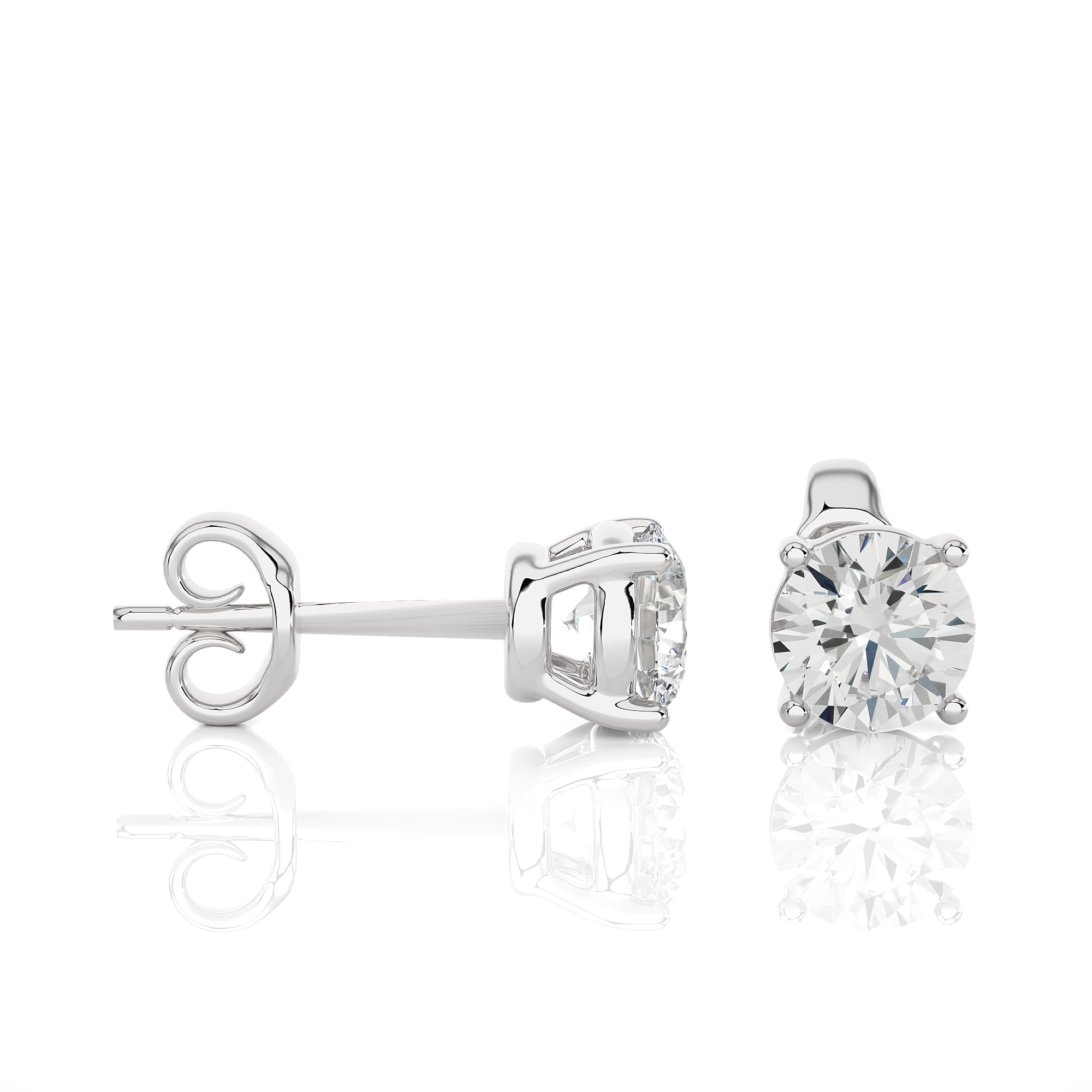 woman stud earrings