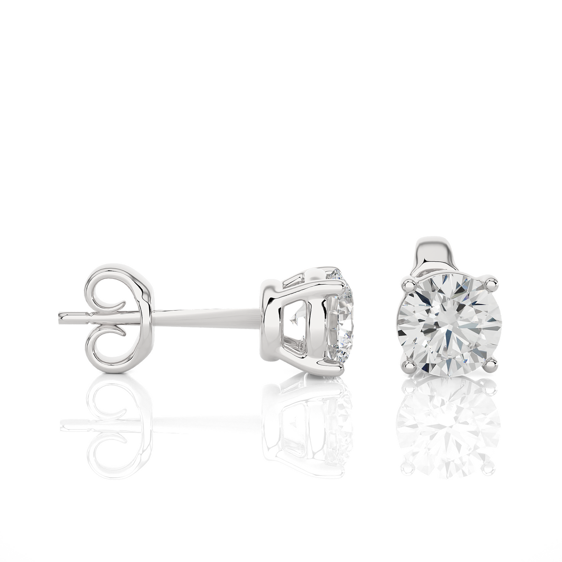 woman stud earrings