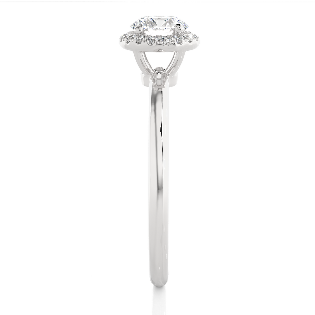 diamond engagement band