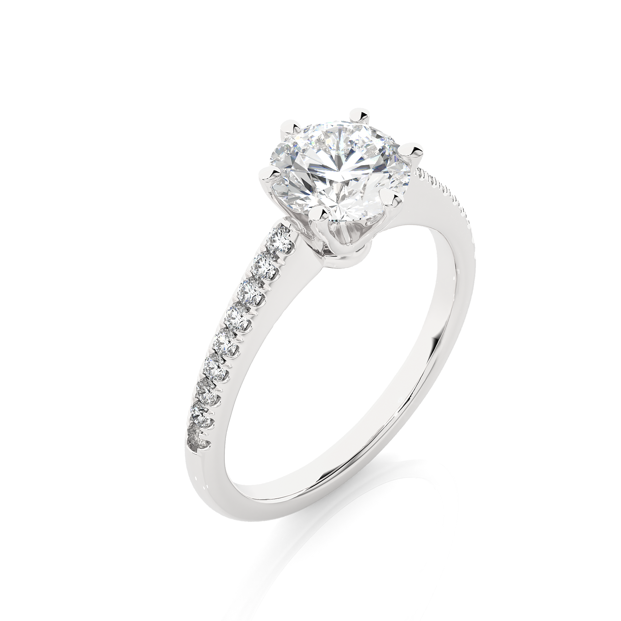 lab grown engagement ring