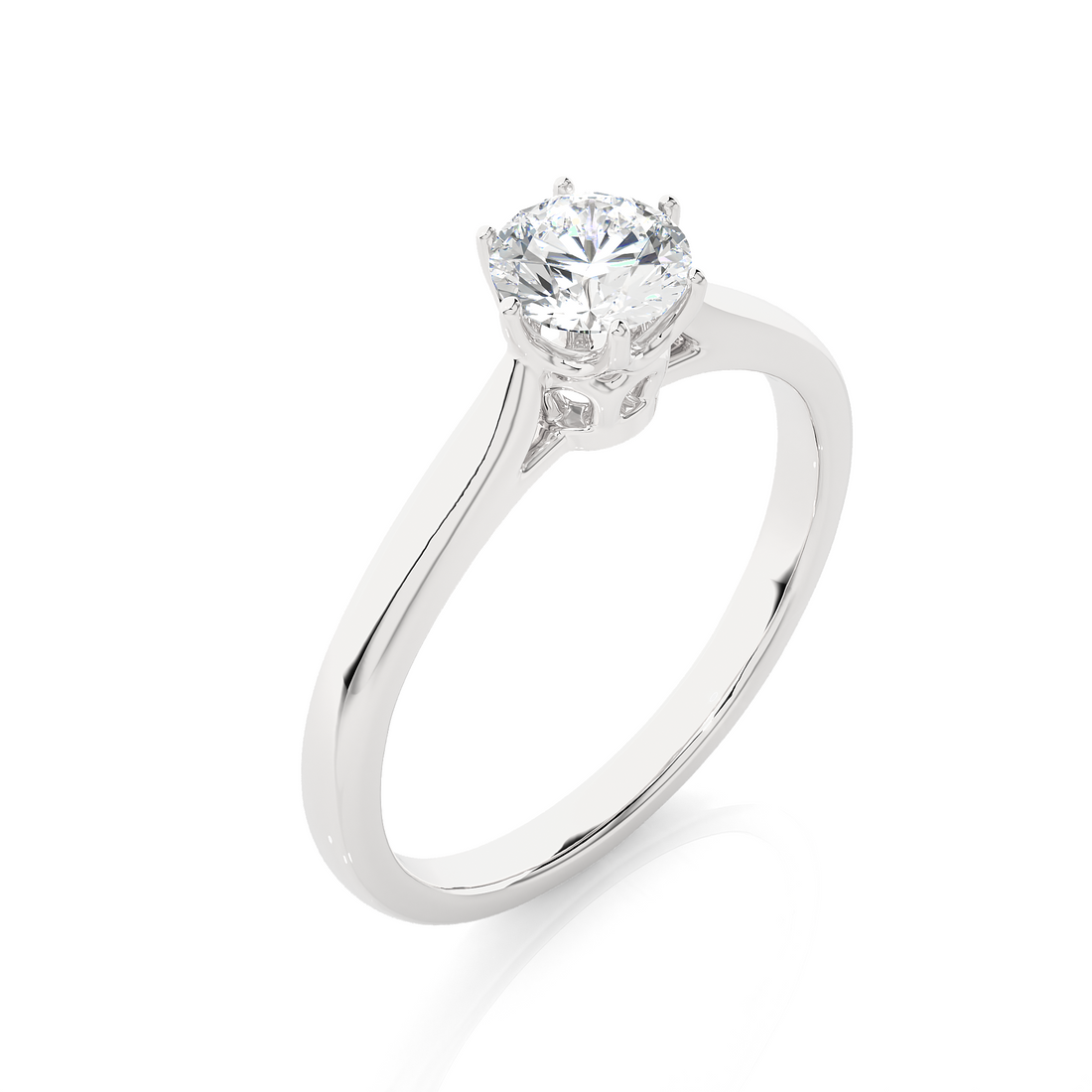 diamond engagement band