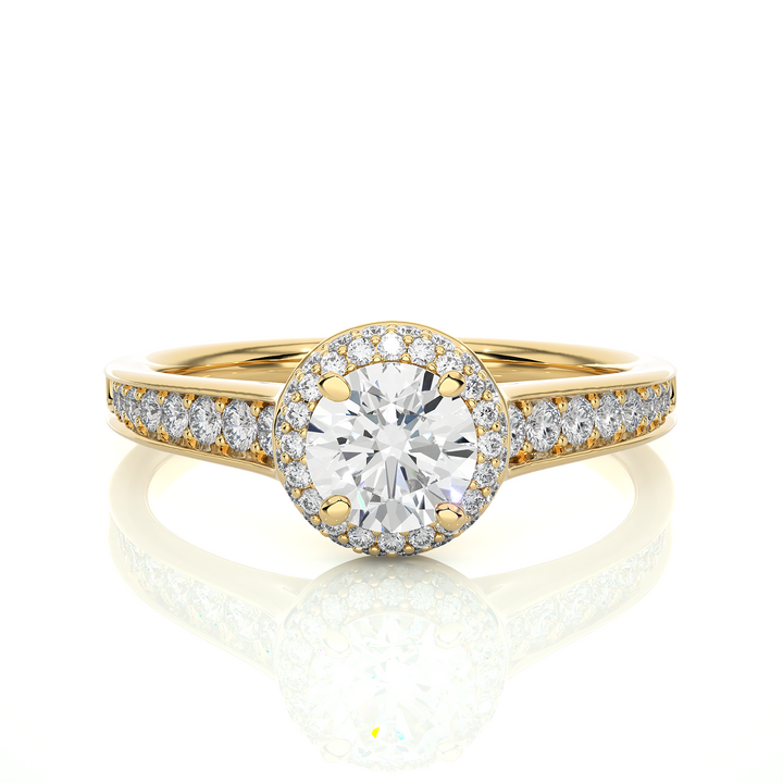 lab grown engagement ring