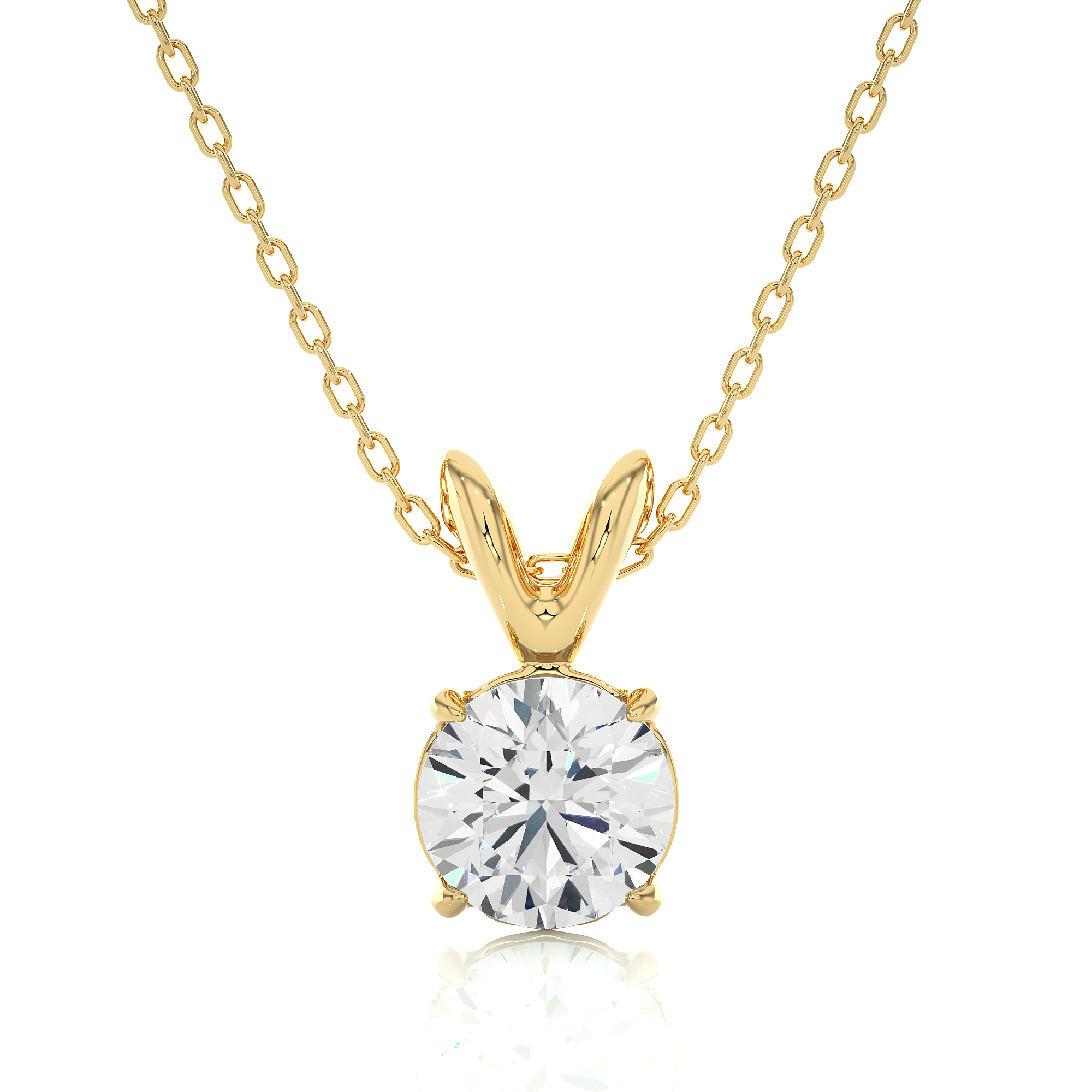 Solitaire Diamond Pendant
