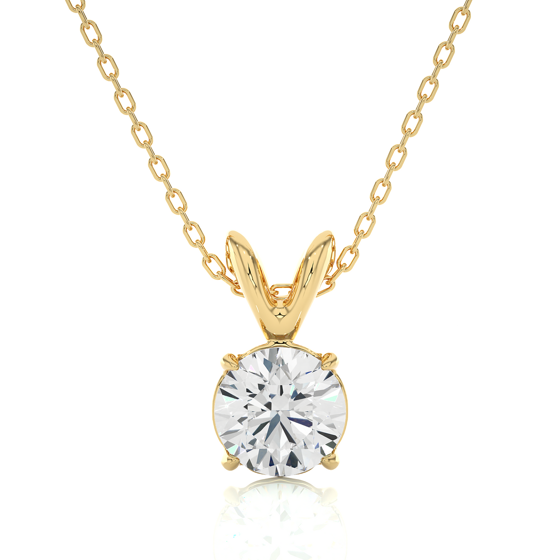 Solitaire Diamond Pendant