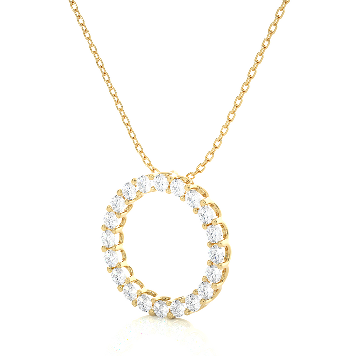 lab created diamond necklace