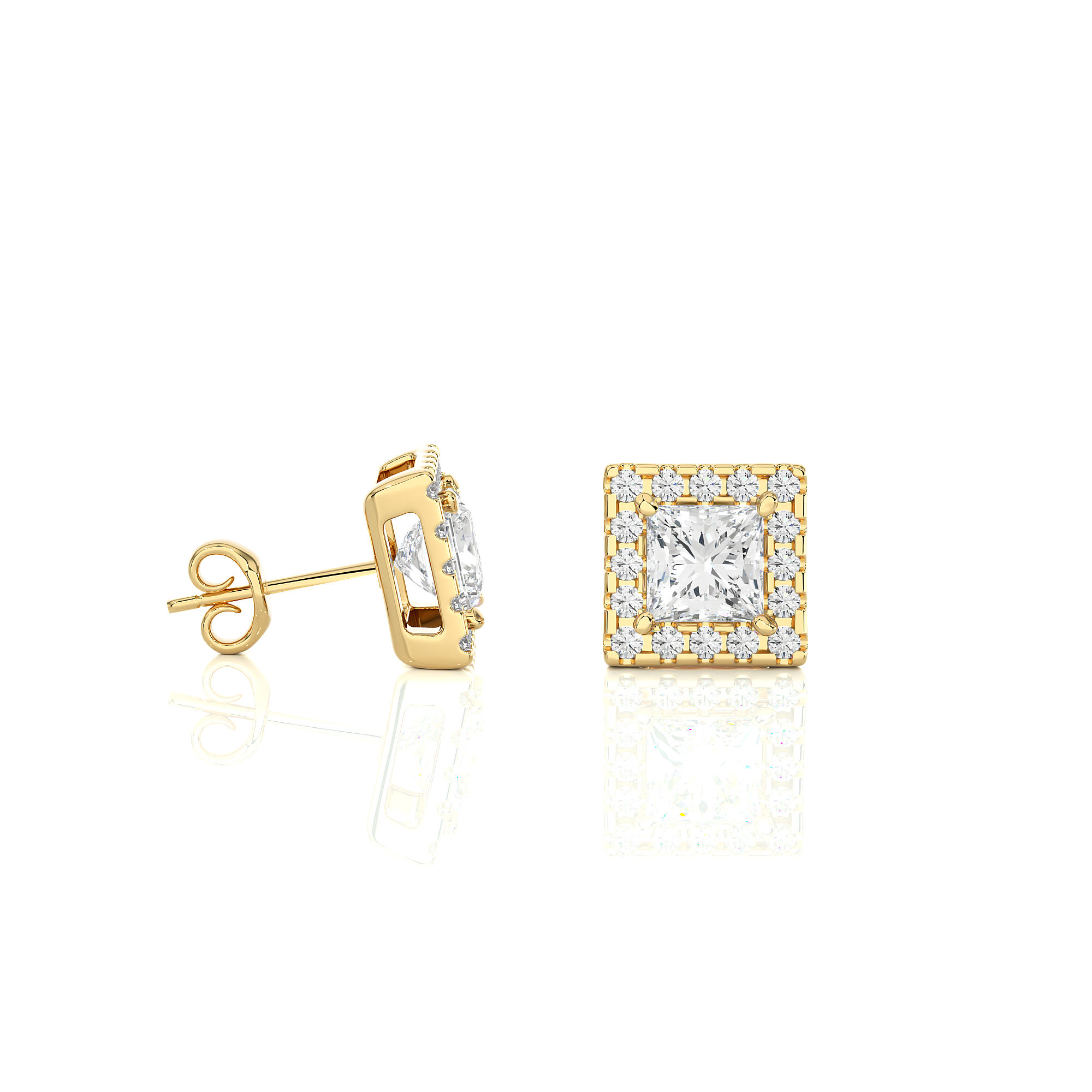 lab grown diamond studs