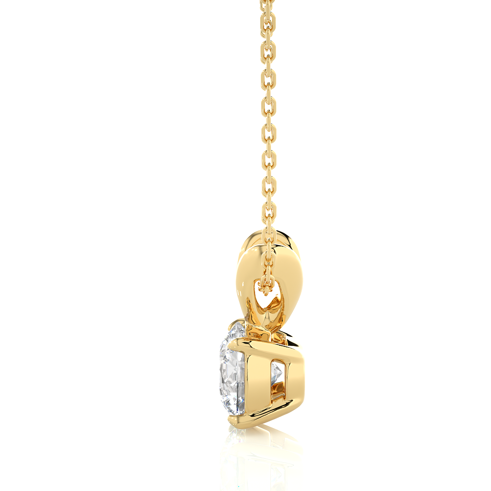 lab diamond necklace