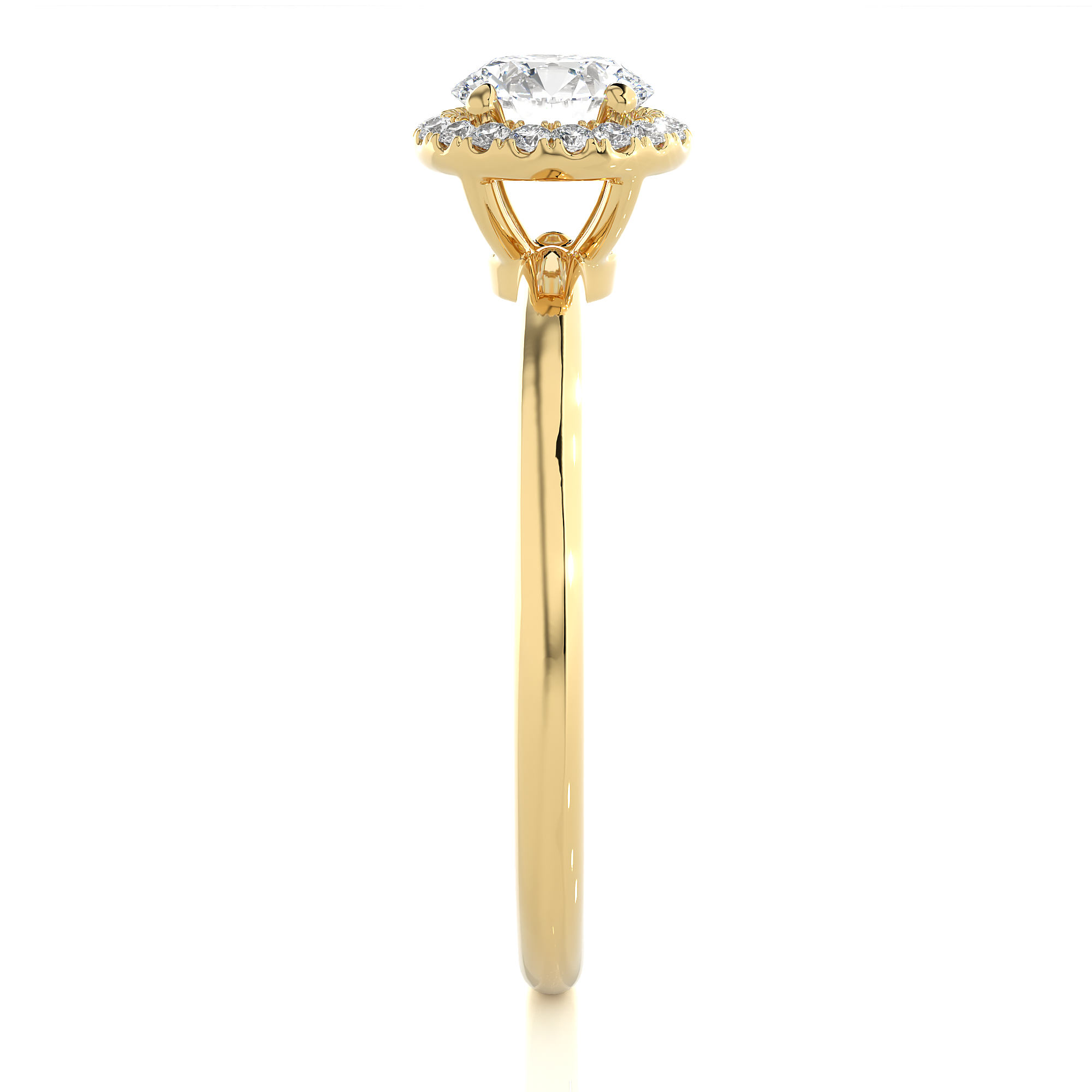 diamond engagement band