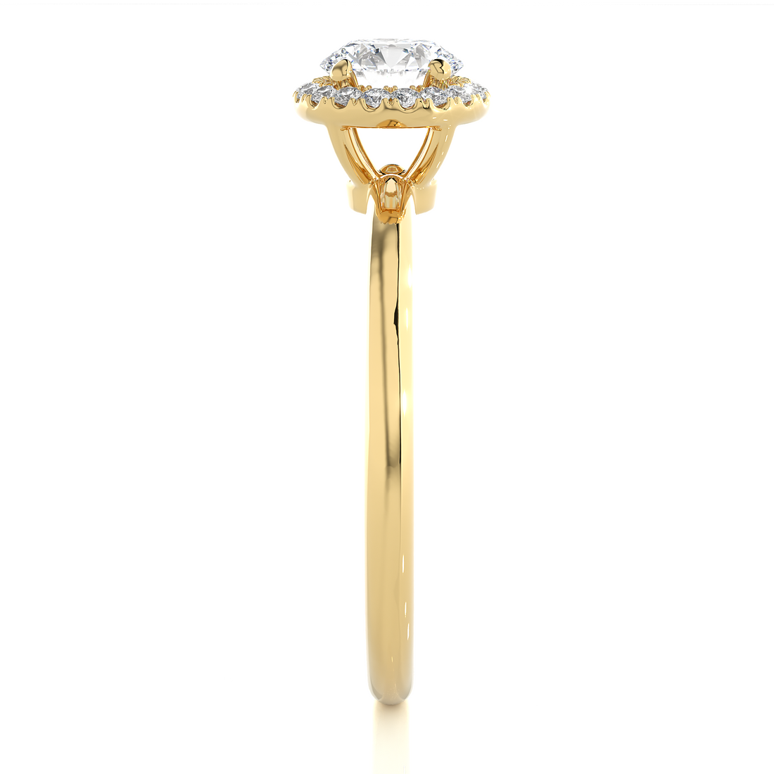 diamond engagement band