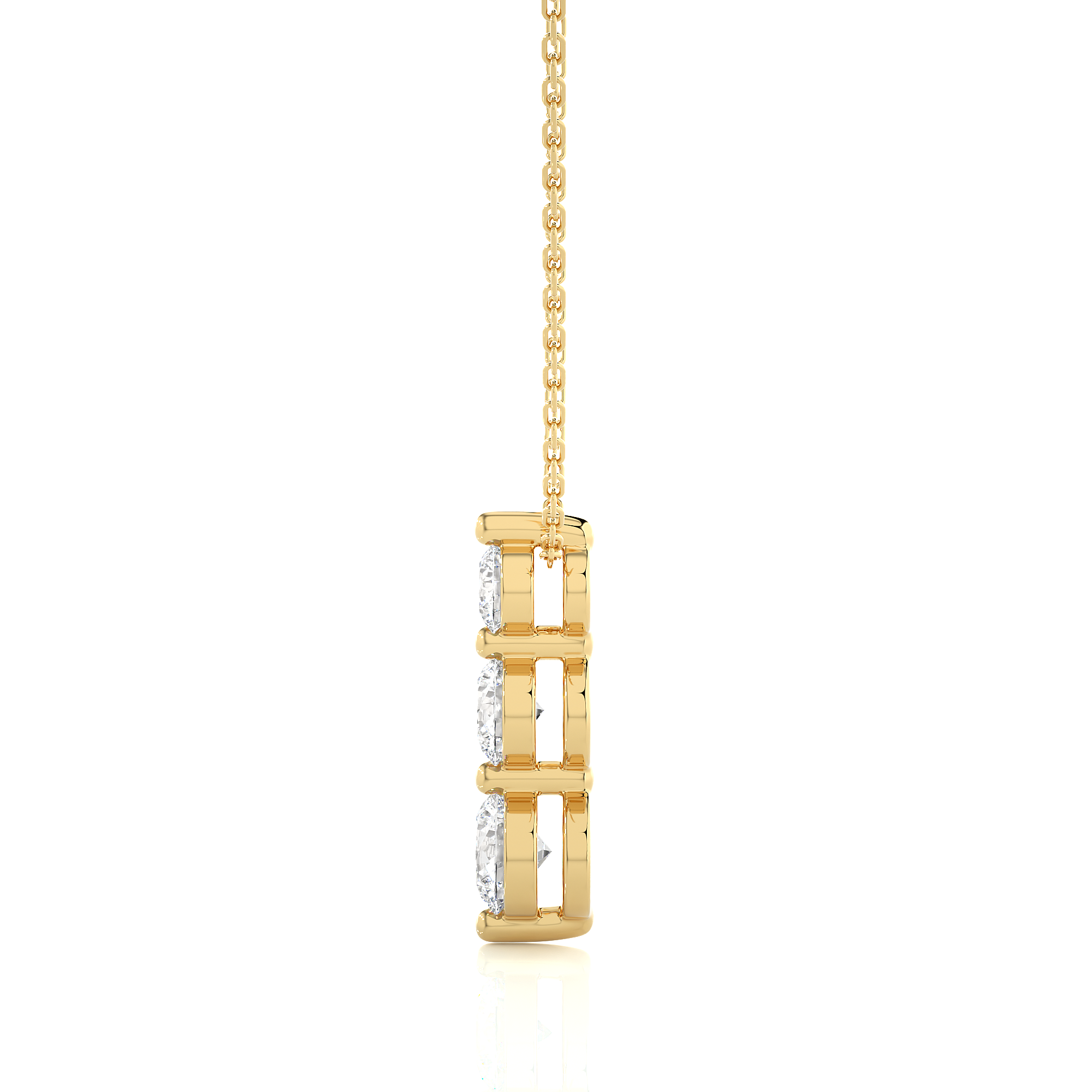 lab created diamond necklace