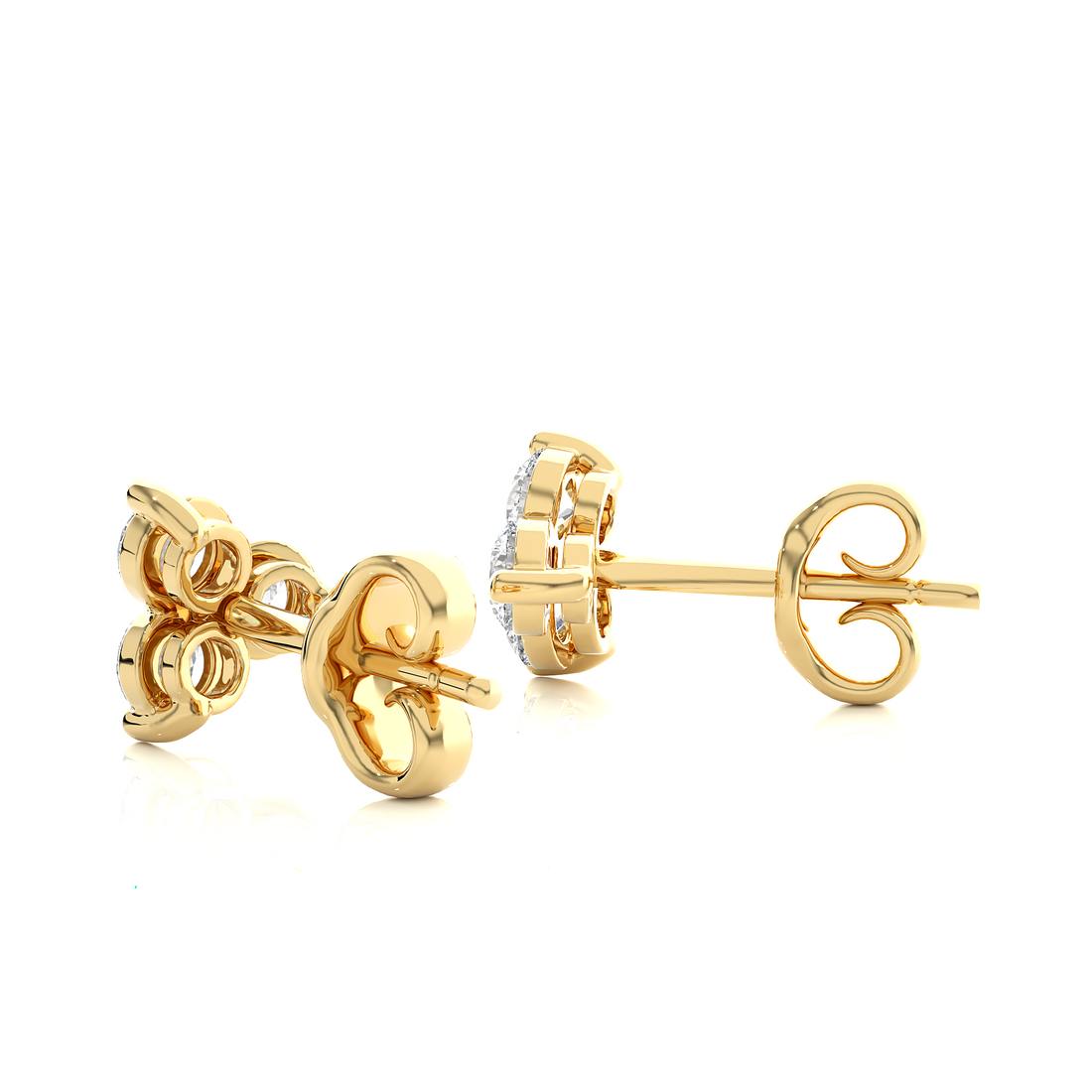 lab grown diamond studs
