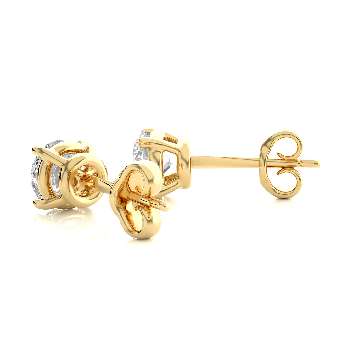 woman stud earrings