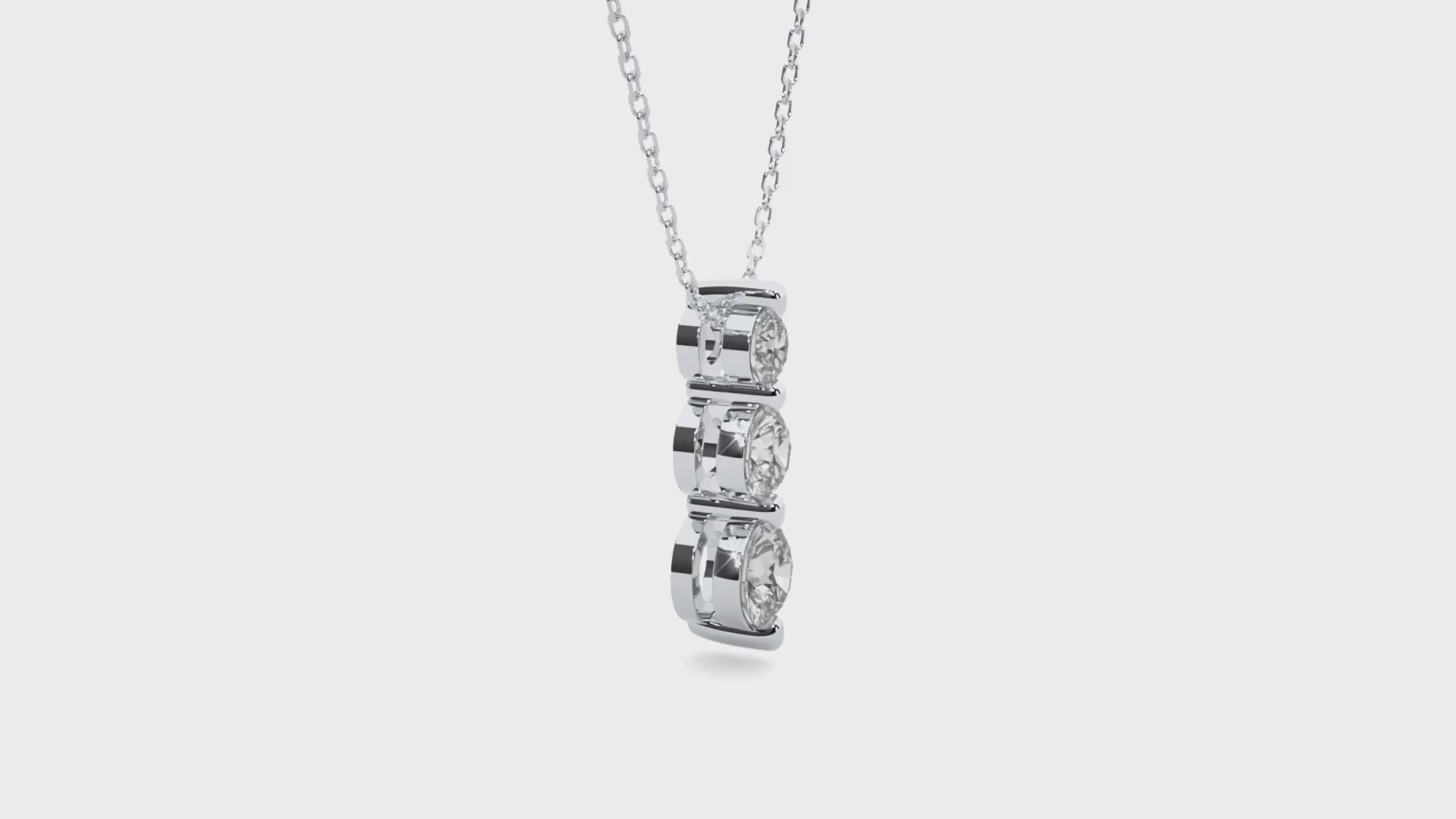 lab diamond necklace